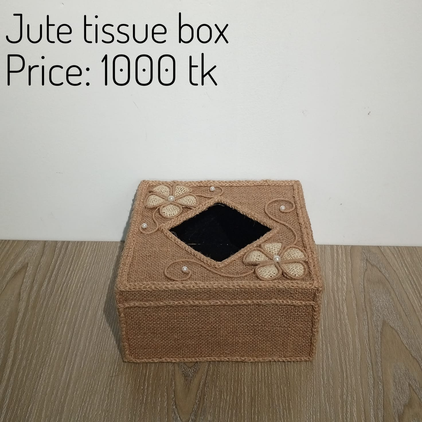 Jute tissue holder 0115